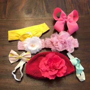 Toddler girls headband bundle